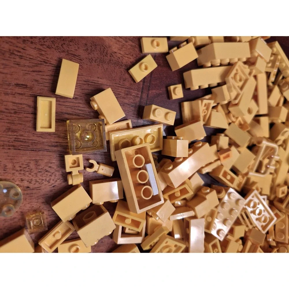 LEGO Yellow 1/2 pound Bulk Bricks & Parts Mixed Lot Building Pieces Assortment